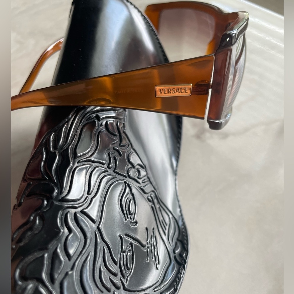 Authentic Versace Sunglasses With Case - image 3